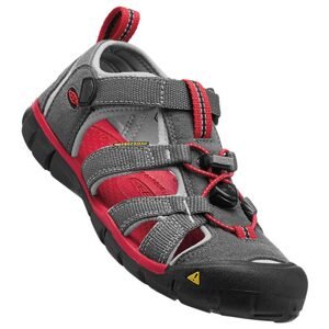Detské sandále SEACAMP II CNX, magnet/racing red, Keen, 1014123, sivá - 39