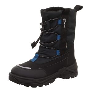 Chlapčenské zimné topánky barefit SNOW MAX Black/Blue Gore-Tex, Superfit , 1-002025-0000, čierna - 31